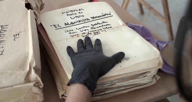 El patrimonio heredado incluye también borradores y apuntes de los libros que publicó Birri.  El patrimonio heredado incluye también borradores y apuntes de los libros que publicó Birri.