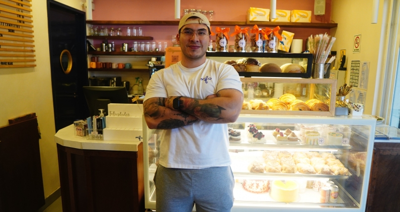 Juan Gualdrón, maestro panadero de María La Fortunata. DTP