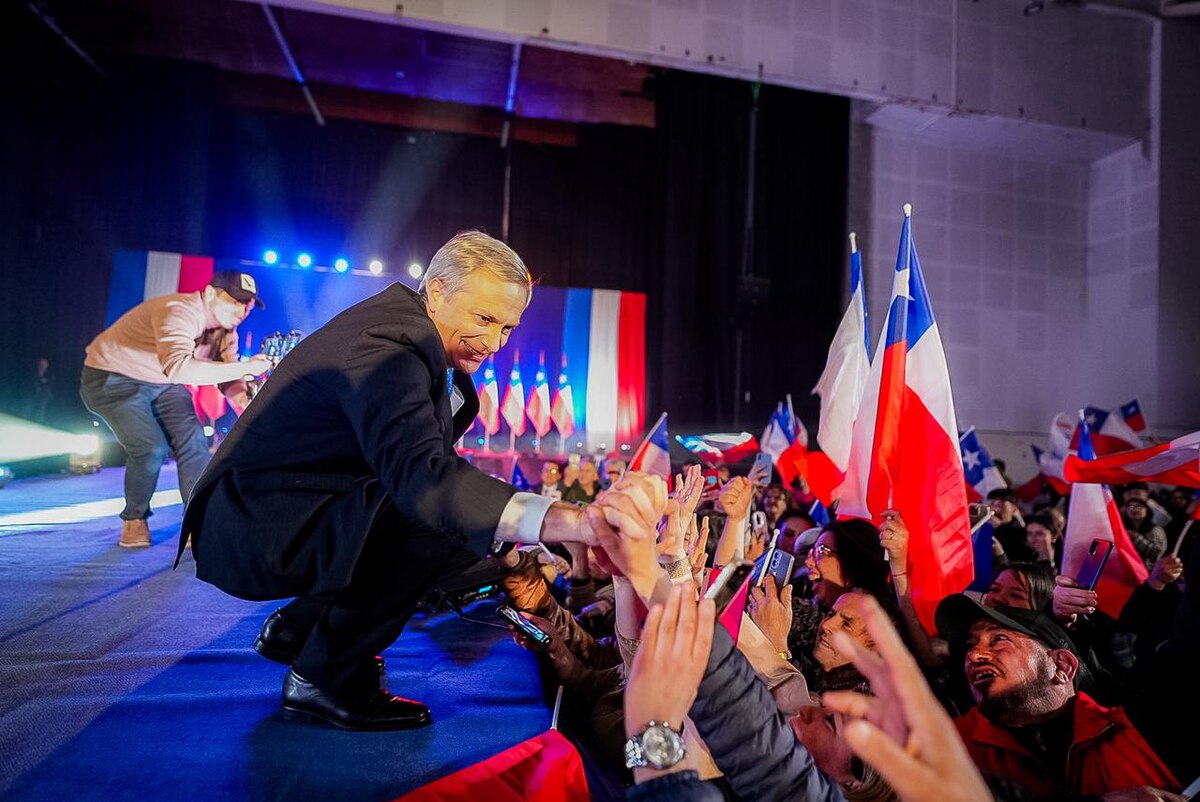 José Antonio Kast, líder del Partido Republicano, durante su campaña presidencial de 2025. EQUIPO KAST