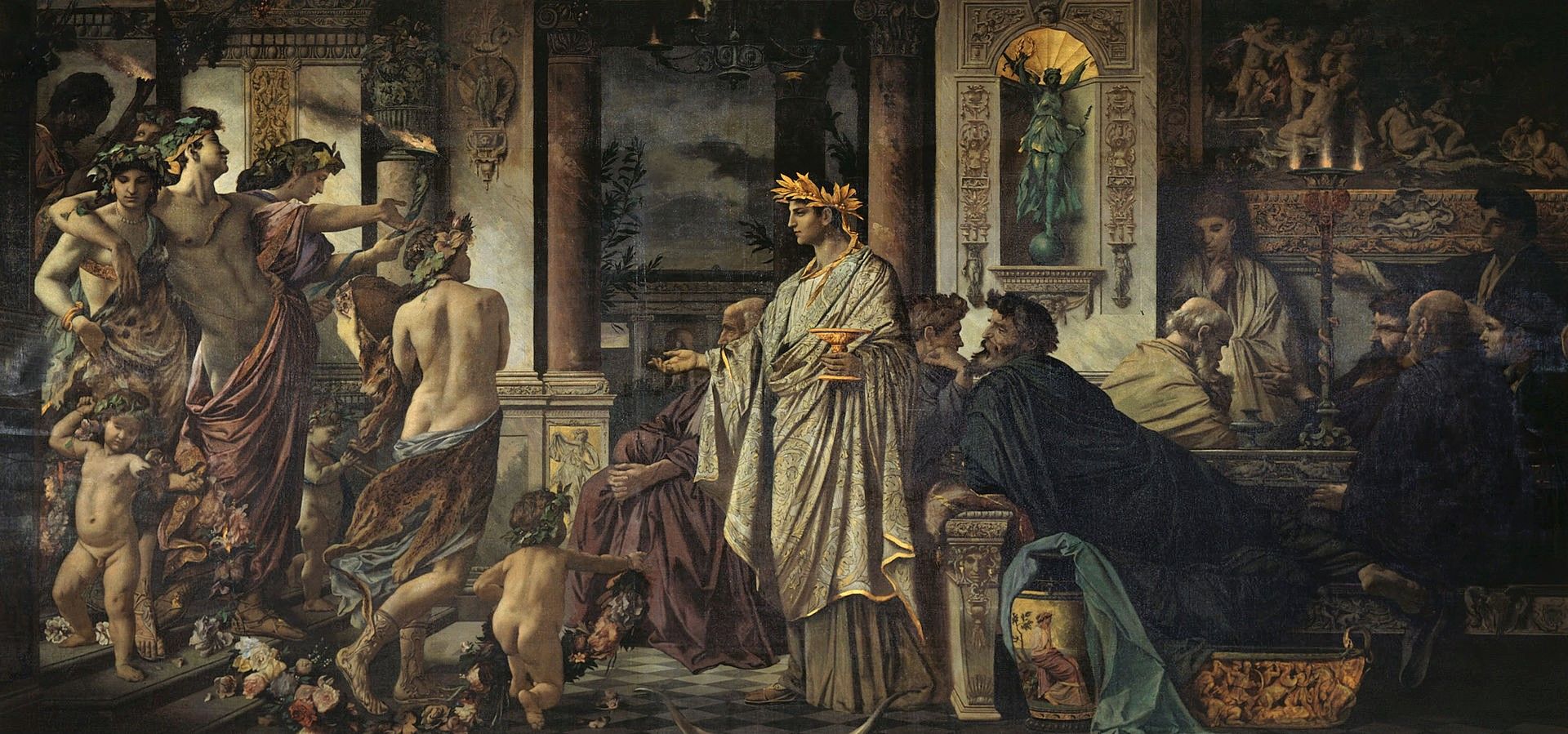 'El banquete de Platón', Anselm Feuerbach (1874). ARCHIVO