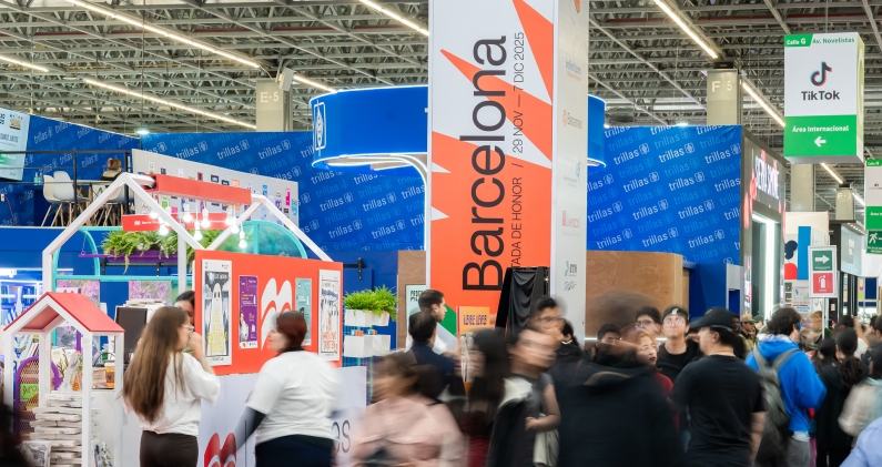 Barcelona, Invitada de Honor en la FIL 2025, en una edición marcada por cifras récord de público. FIL / NABIL QUINTERO. Barcelona, Invitada de Honor en la FIL 2025, en una edición marcada por cifras récord de público. FIL / NABIL QUINTERO.