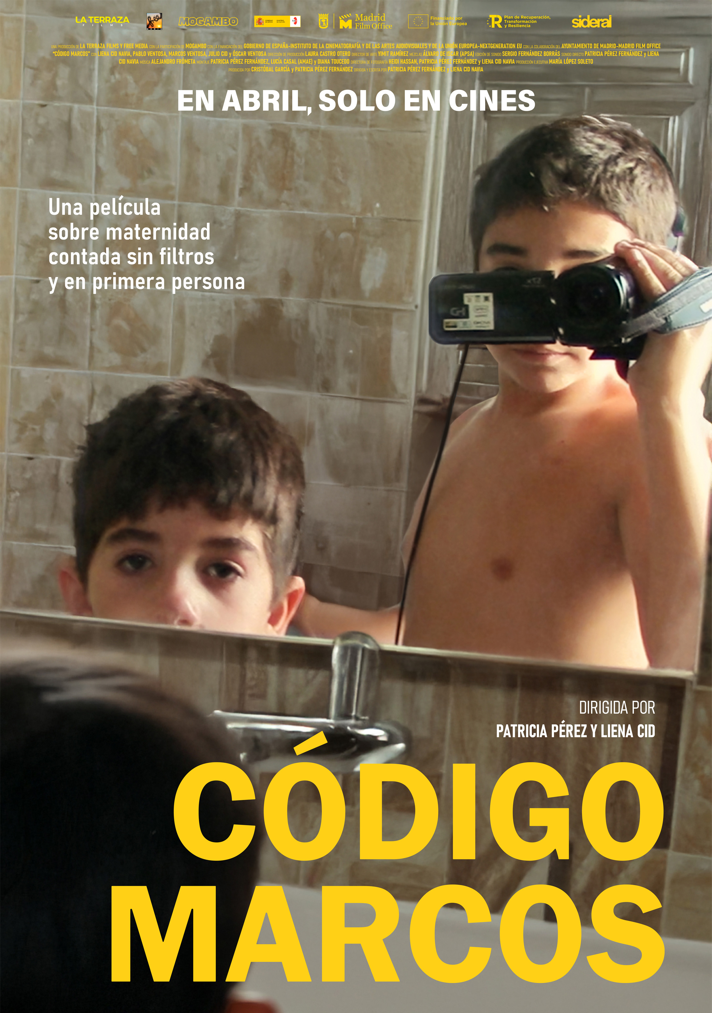 Cartel de 'Código Marcos', el documental dirigido por Patricia Pérez y Liena Cid. CORTESÍA
