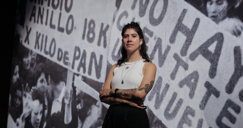 La artista visual, orfebre e investigadora chilena Milena Moena. RAYEN LUNA SOLAR