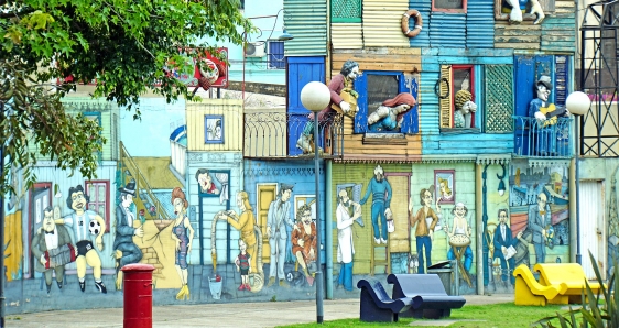 La Boca, en Buenos Aires, donde el color y la vida cotidiana condensan la vitalidad de un territorio atravesado por historias. DENNIS G. JARVIS