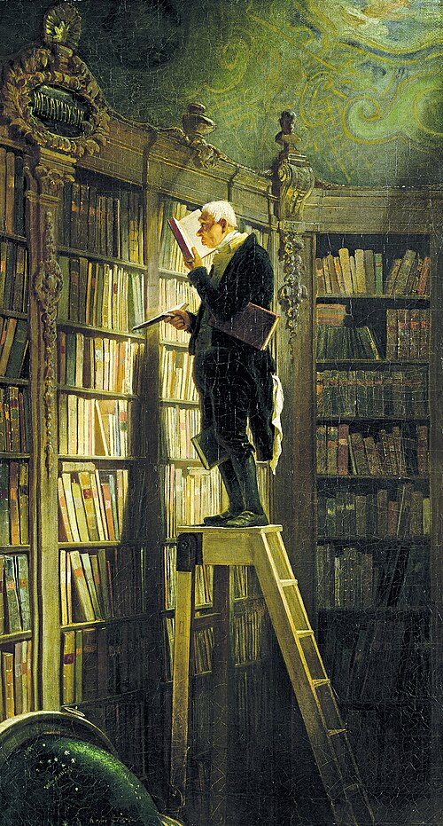 Carl Spitzweg    The Bookworm