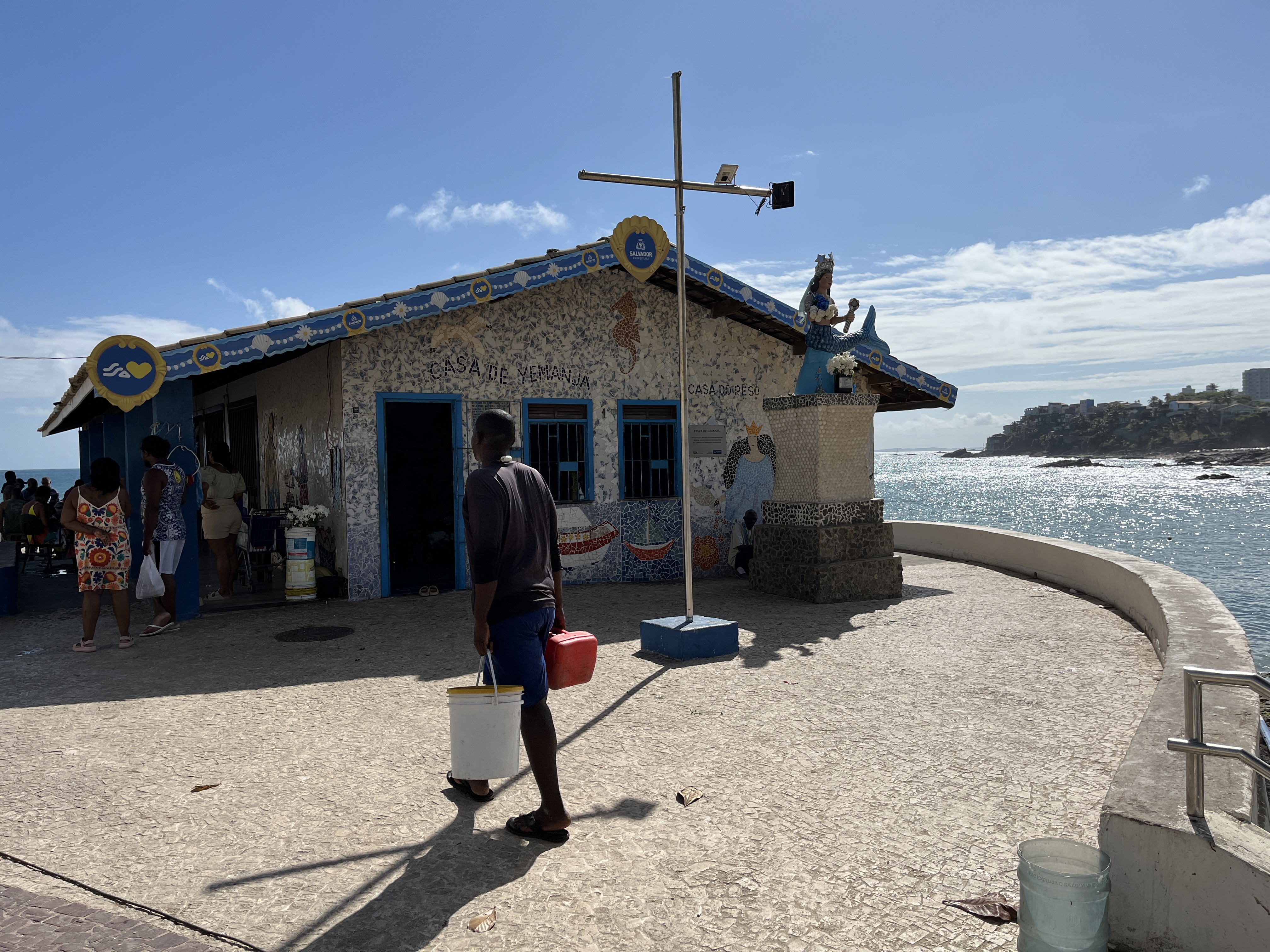 Casa de Yemanjá, en Salvador de Bahía, dedicada a la orixá del mar en las religiones de matriz africana. HE