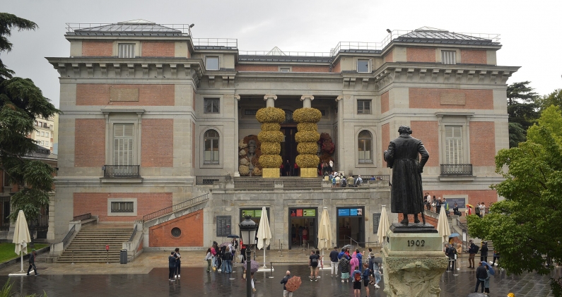 Vista norte del Museo del Prado, epicentro del llamado Triángulo del Arte de Madrid. JAVIER PEREZ MONTES Vista norte del Museo del Prado, epicentro del llamado Triángulo del Arte de Madrid. JAVIER PEREZ MONTES