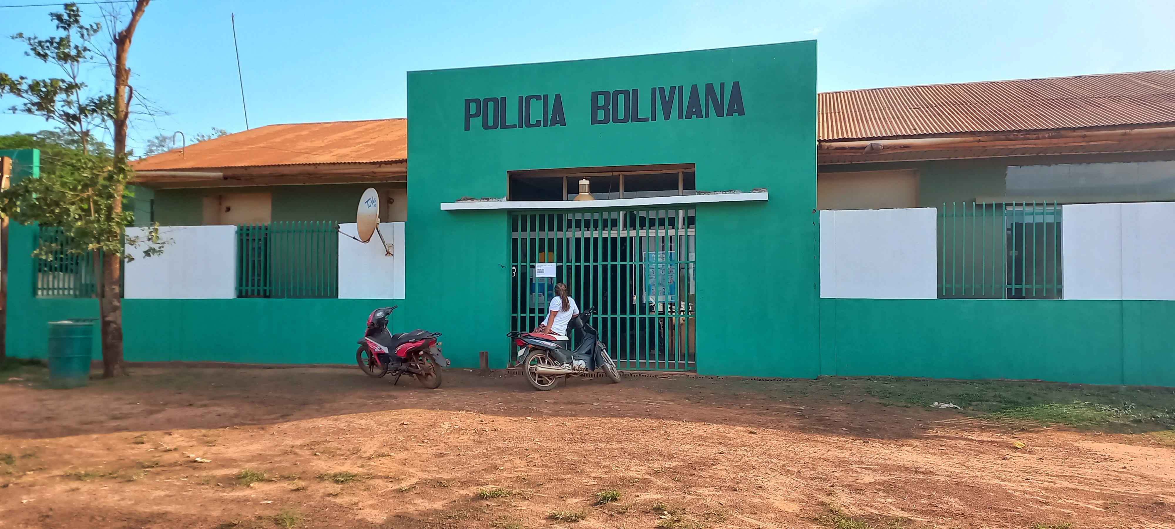 Sede de la Policía Boliviana en Sena, departamento de Pando, al norte del país. MIGUEL ANGEL COPA