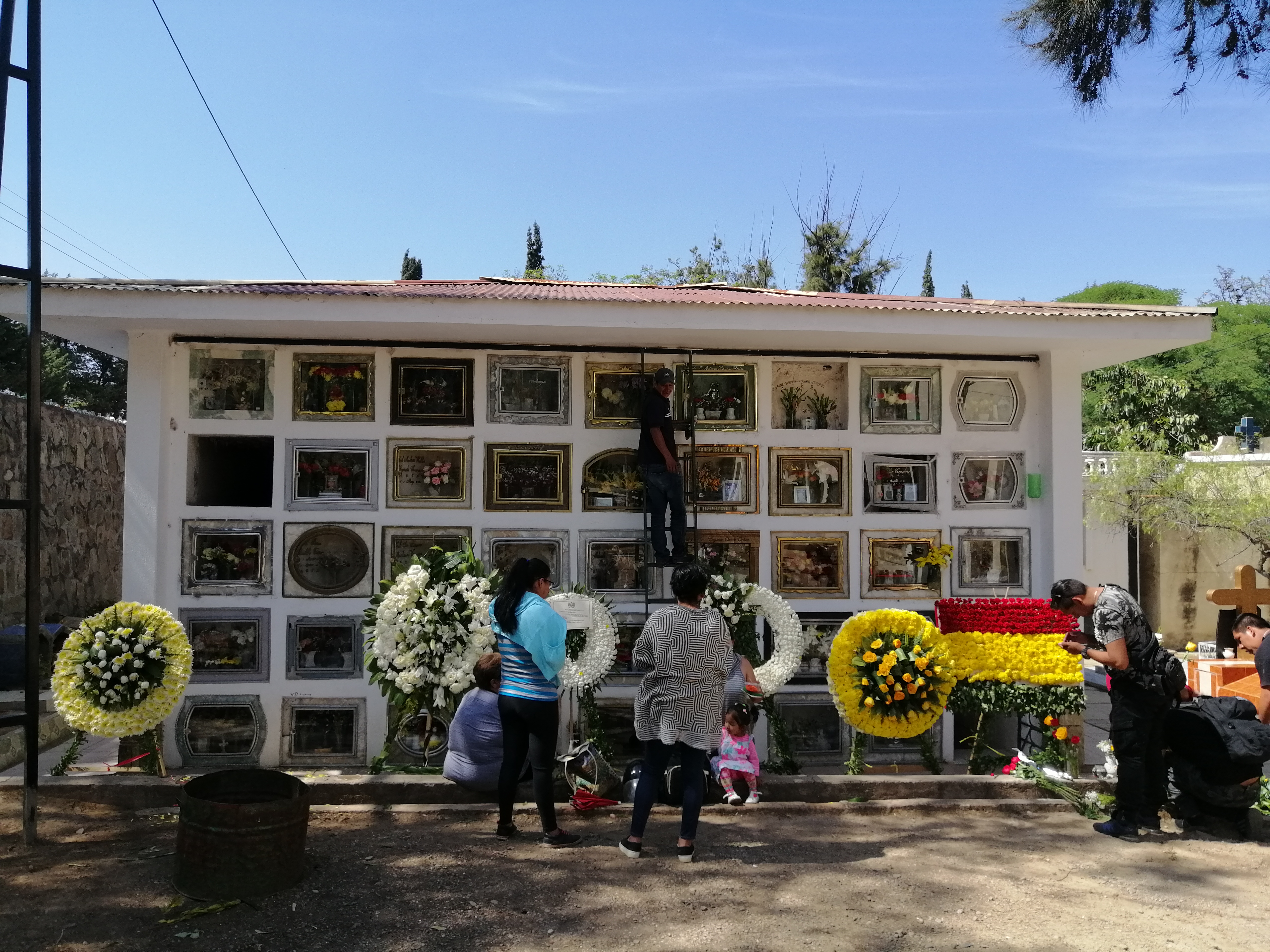 Mausoleo de la Policía Boliviana, donde reposan miembros de la institución fallecidos. CRISTIAN FRANZ PALACIOS BARROZO