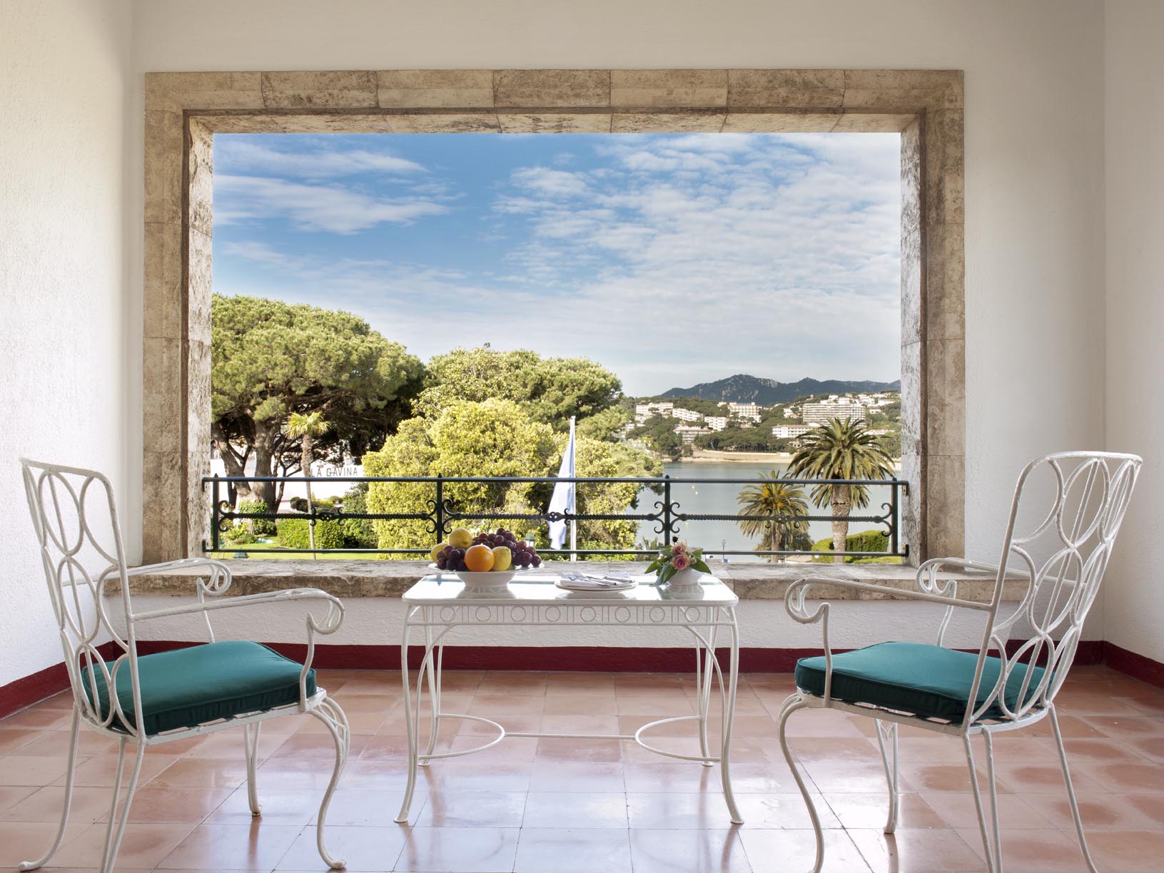 La vista sobre S'Agaró es uno de los grandes atractivos del Hostal de La Gavina. CORTESÍA La vista sobre S'Agaró es uno de los grandes atractivos del Hostal de La Gavina. CORTESÍA