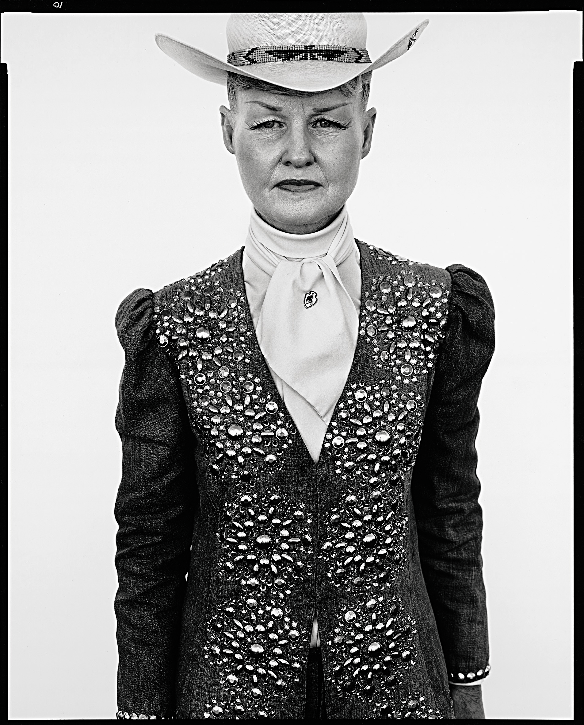 Ruby Mercer, publicist, Frontier Days, Cheyenne, Wyoming, July 31, 1982. RICHARD AVEDON Ruby Mercer, publicist, Frontier Days, Cheyenne, Wyoming, July 31, 1982. RICHARD AVEDON