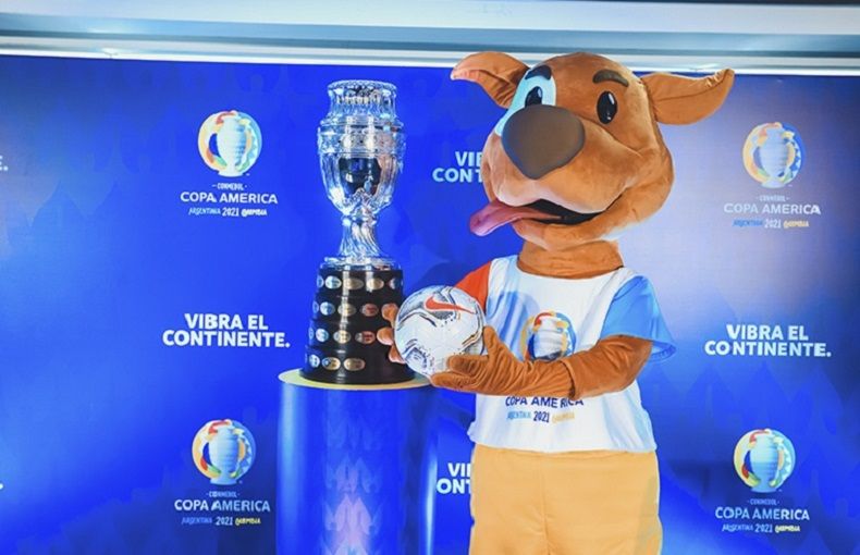 Pibe, la mascota oficial de la 47 edición de la Copa América. CONMEBOL