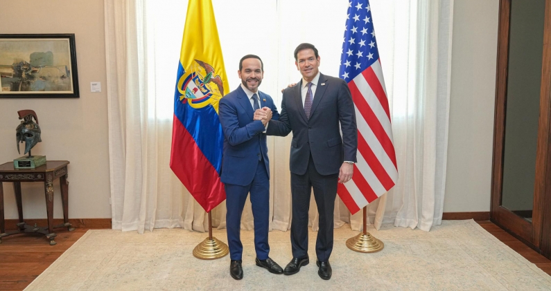 El presidente colombiano, Abelardo de la Espriella, junto Marco Rubio, en septiembre de 2026. DEPARTAMENTO DE ESTADO DE EEUU El presidente colombiano, Abelardo de la Espriella, junto Marco Rubio, en septiembre de 2026. DEPARTAMENTO DE ESTADO DE EEUU