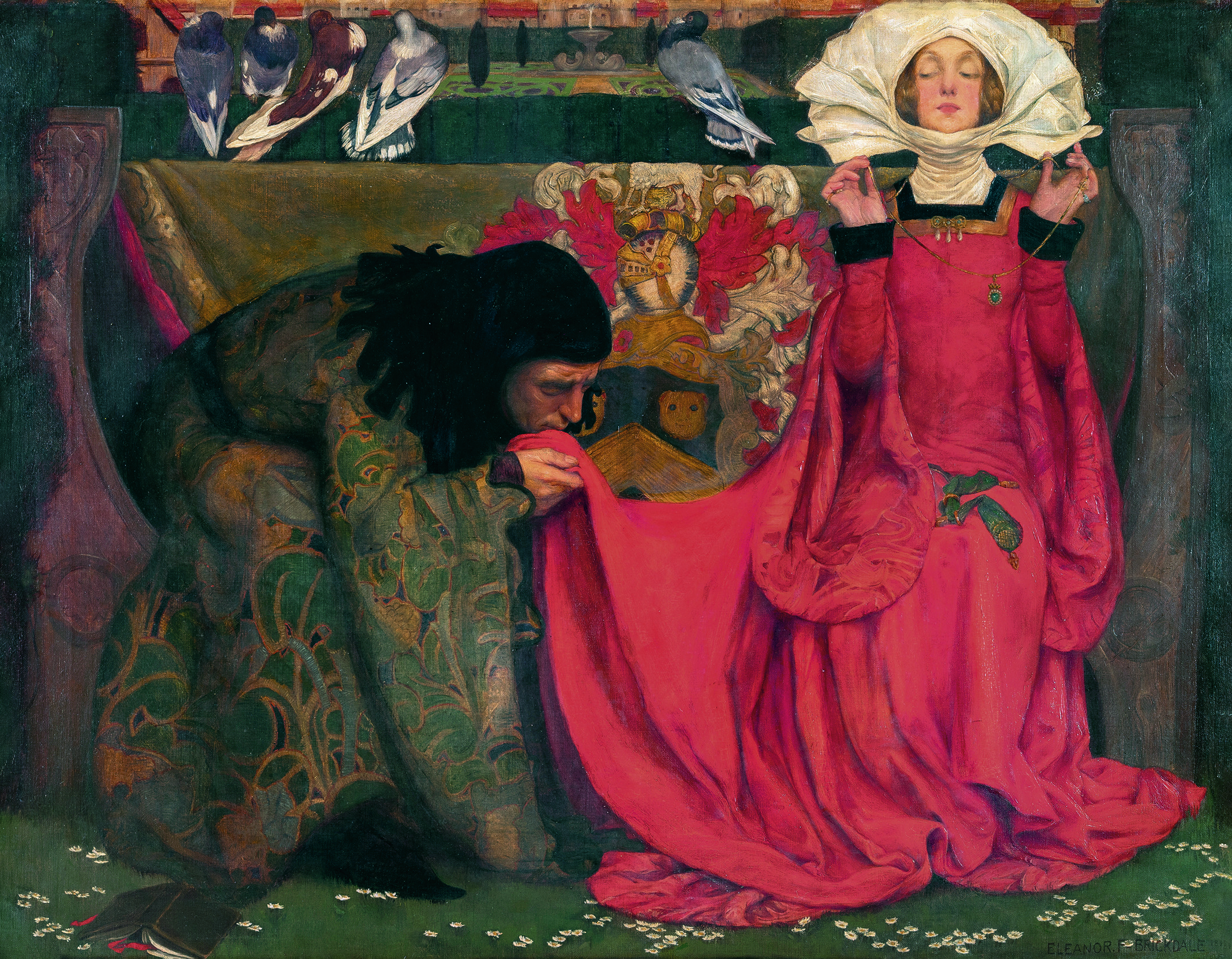 'El pálido semblante del amor verdadero' (1899), de Eleanor Fortescue Brickdale. MUSÉE D’ORSAYGRANDPALAISRMNSOPHIE CRÉPY 'El pálido semblante del amor verdadero' (1899), de Eleanor Fortescue Brickdale. MUSÉE D’ORSAYGRANDPALAISRMNSOPHIE CRÉPY