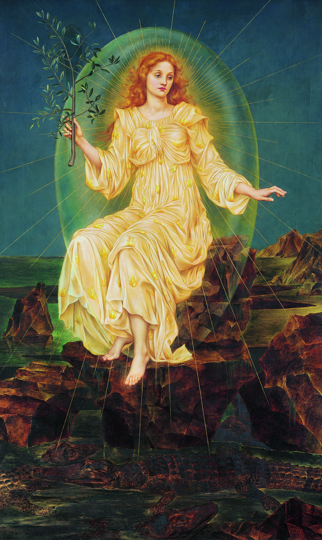 'Lux in Tenebris' (1895), de Evelyn De Morgan. DE MORGAN FOUNDATION TRUSTEES 'Lux in Tenebris' (1895), de Evelyn De Morgan. DE MORGAN FOUNDATION TRUSTEES
