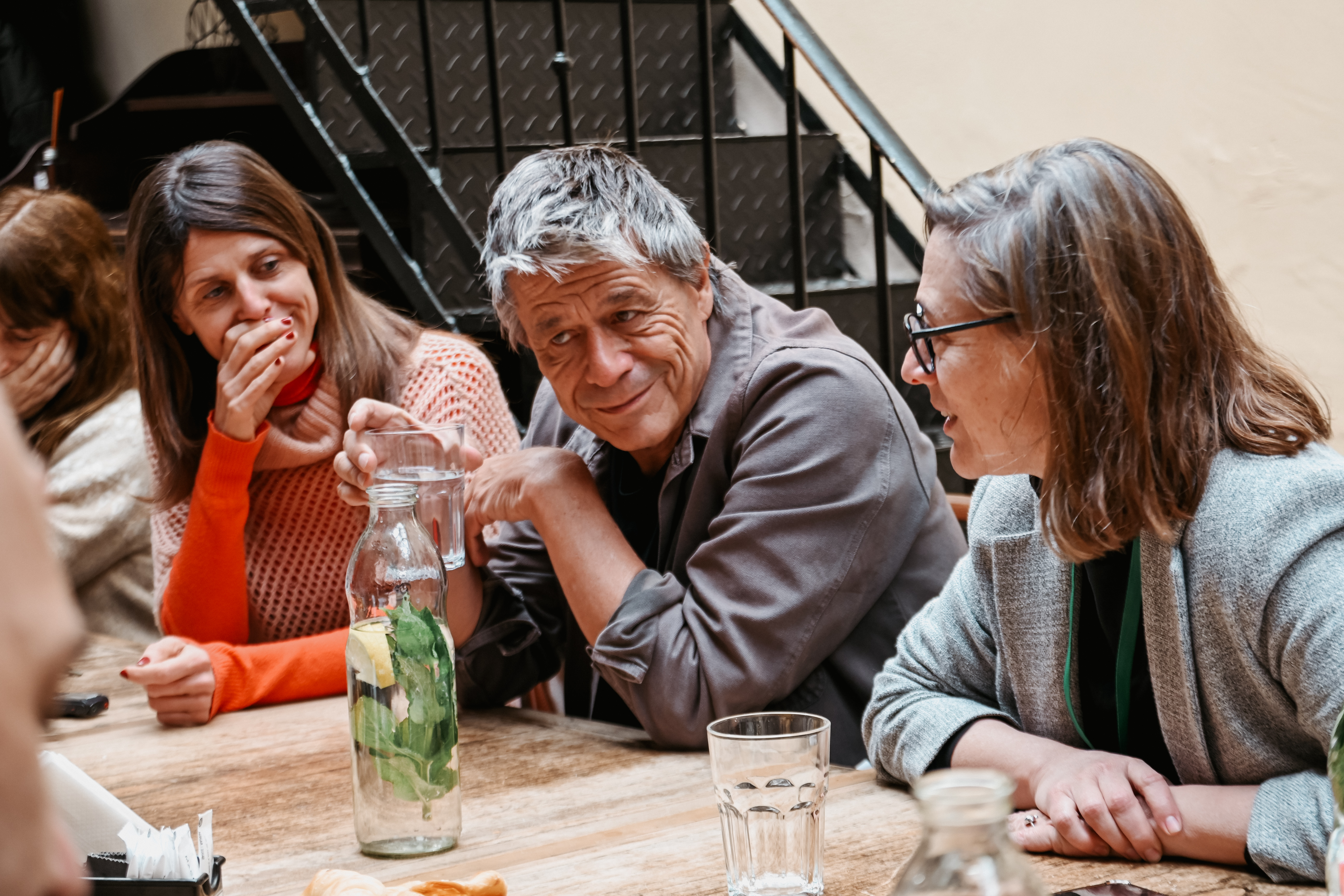 Emmanuel Carrère conversa con periodistas durante su estancia en Buenos Aires. JINIVA IRAZABALFILBA Emmanuel Carrère conversa con periodistas durante su estancia en Buenos Aires. JINIVA IRAZABALFILBA