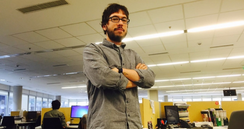 Javier Sinay inició su carrera periodística a comienzos de los años 2000. CORTESÍA Javier Sinay inició su carrera periodística a comienzos de los años 2000. CORTESÍA