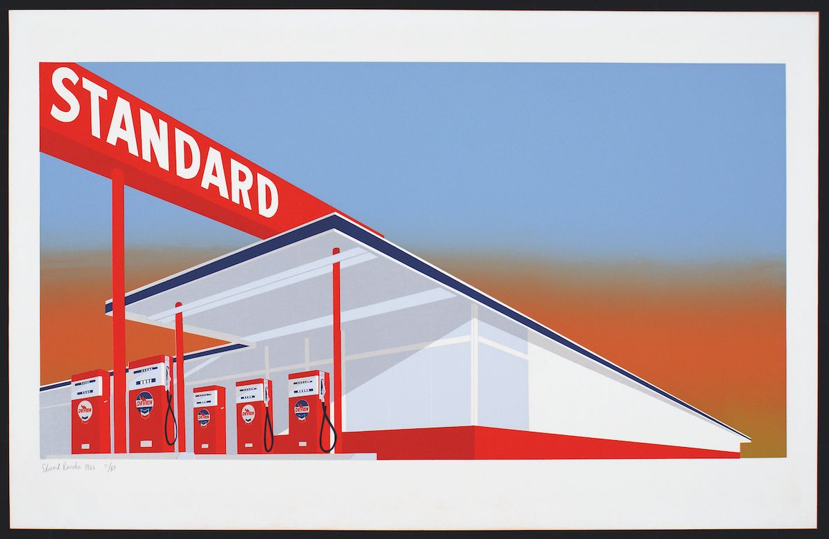 'Standard Station', de Ed Ruscha (1966). ED RUSCHA 'Standard Station', de Ed Ruscha (1966). ED RUSCHA