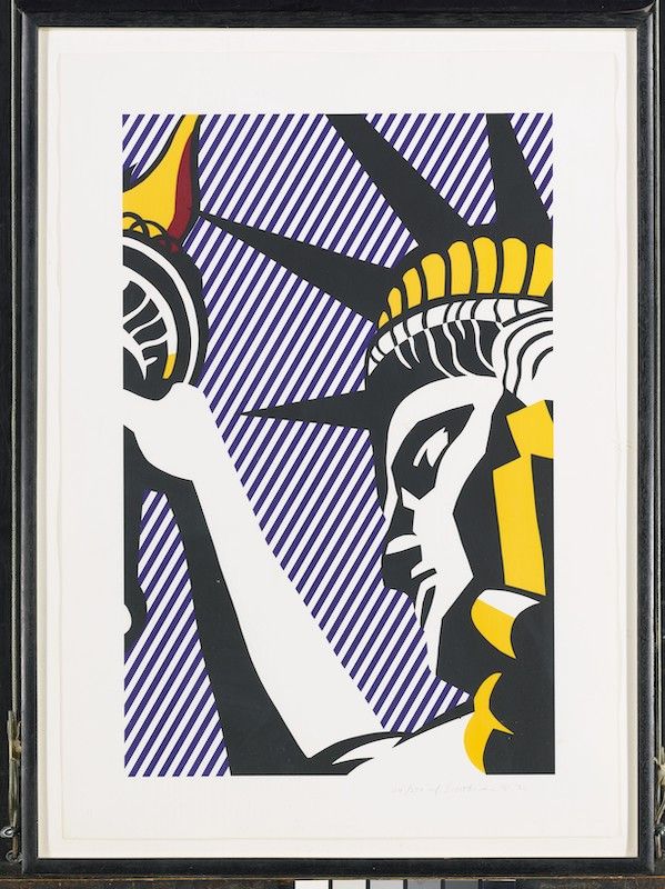 'I love Liberty', Roy Lichtenstein (1982). ESTATE OF ROY LICHTENSTEIN/ALL RIGHTS RESERVED/VEGAP 2020