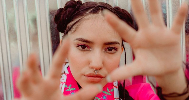 La cantante peruana Renata Flores, reina del rap en quechua. CELIA D. LUNA