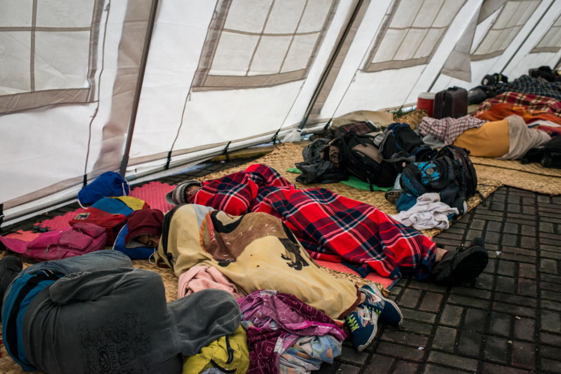 Un grupo de migrantes venezolanos en Colombia. UNIÓN EUROPEA/N.MAZARS
