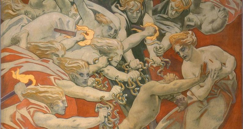 'Orestes perseguido por las Furias', John Singer Sargent (1921). ARCHIVO