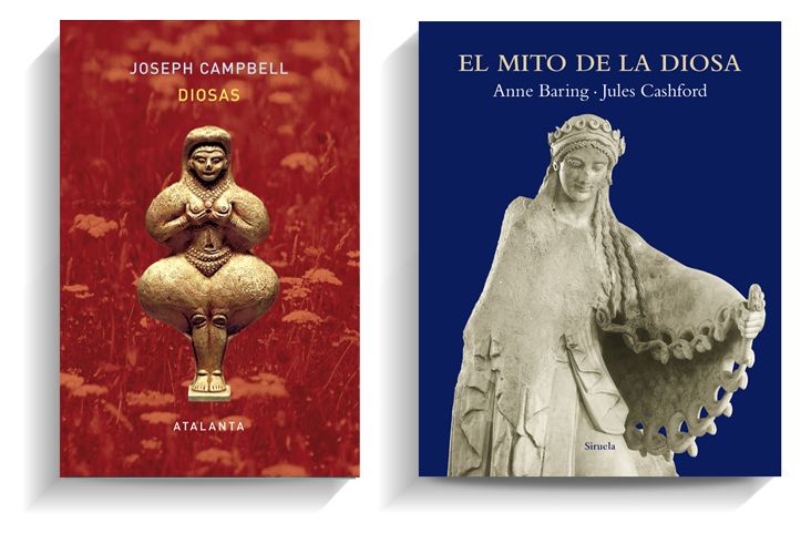 Diosas de Joseph Campbell y El mito de la diosa de Anne Baring y Jules Chasford