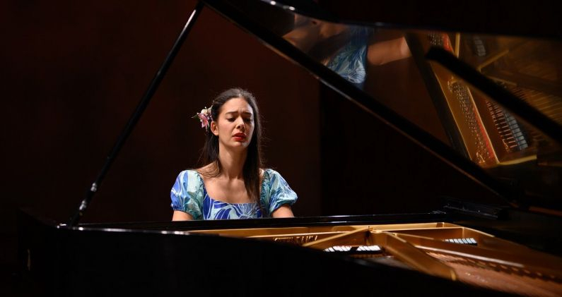 La pianista rapanui Mahani Teave. DWORKIN COMPANY La pianista rapanui Mahani Teave. DWORKIN COMPANY