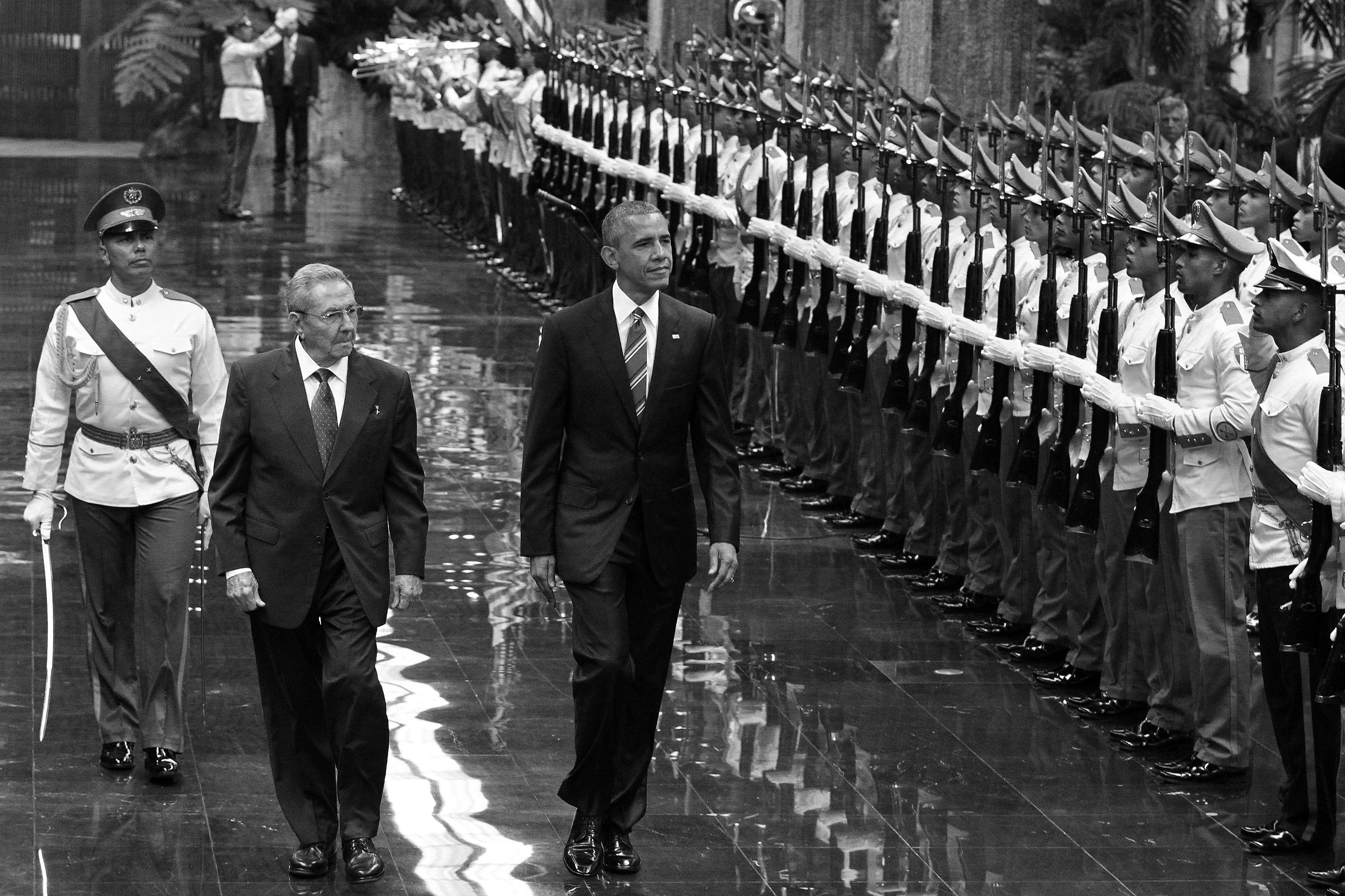 Raúl Castro y Barack Obama, en el Palacio de la Revolución de La Habana, el 21 de marzo de 2016. ALEJANDRO ERNESTO