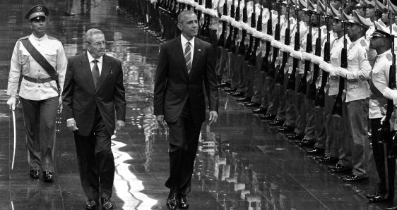 Raúl Castro y Barack Obama, en el Palacio de la Revolución de La Habana, el 21 de marzo de 2016. ALEJANDRO ERNESTO