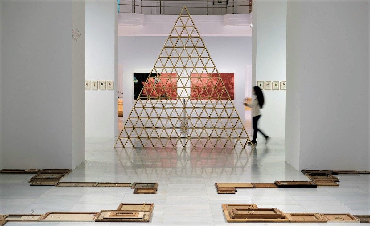 La instalación 'Tierra Virgen', de Sandra Gamarra (2021). GUILLERMO GUMIEL La instalación 'Tierra Virgen', de Sandra Gamarra (2021). GUILLERMO GUMIEL