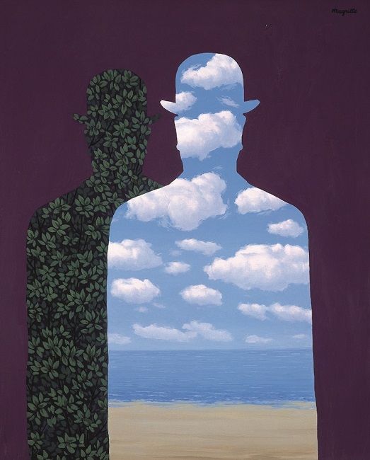 'La alta sociedad', de René Magritte (1965 o 1966). CORTESÍA FUNDACIÓN TELEFÓNICA/LUDION PUBLISHERS