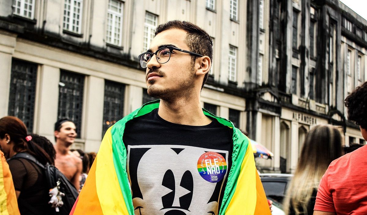 Manifestante en una marcha LGTBI en la ciudad brasileña de São Paulo. FLICKR/FABRIZIO NEITZKE CC BY-NC-SA 2.0