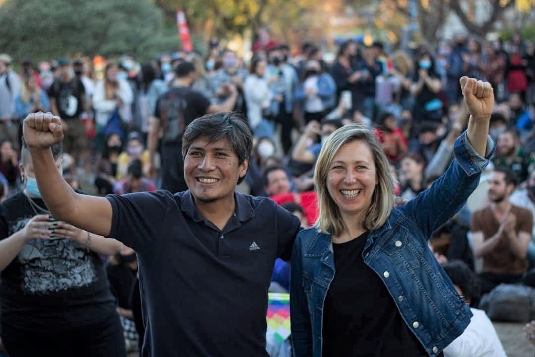 Alejandro Vilca, con Myriam Bregman, dirigente nacional del PTS. ARCHIVO Alejandro Vilca, con Myriam Bregman, dirigente nacional del PTS. ARCHIVO
