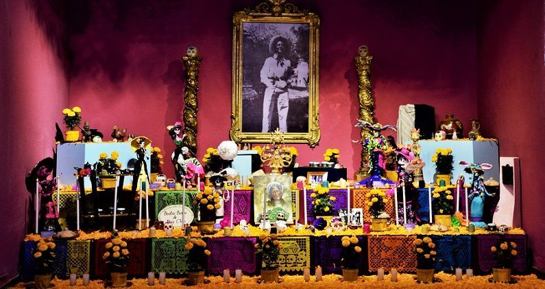 Altar en el Museo de El Carmen de México dedicado a la arqueóloga Beatriz Barba. INAH/MAURICIO MARAT