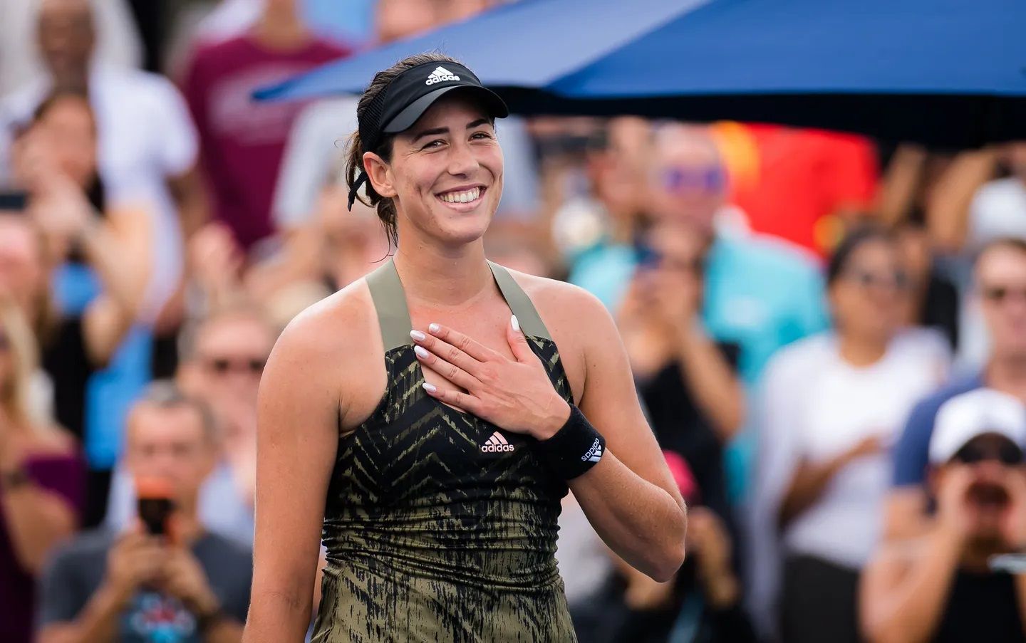 La española Garbiñe Muguruza, ganadora de la final del torneo de tenis de la WTA celebrado en Guadalajara. WTA