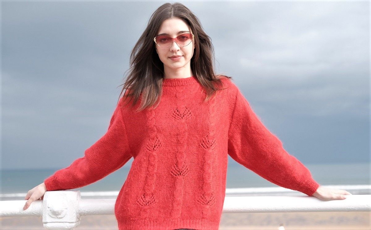 La artista Amalia Ulman, en la presentación de la película 'El Planeta' en el Festival de Cine de Gijón. CAROLINA SANTOS