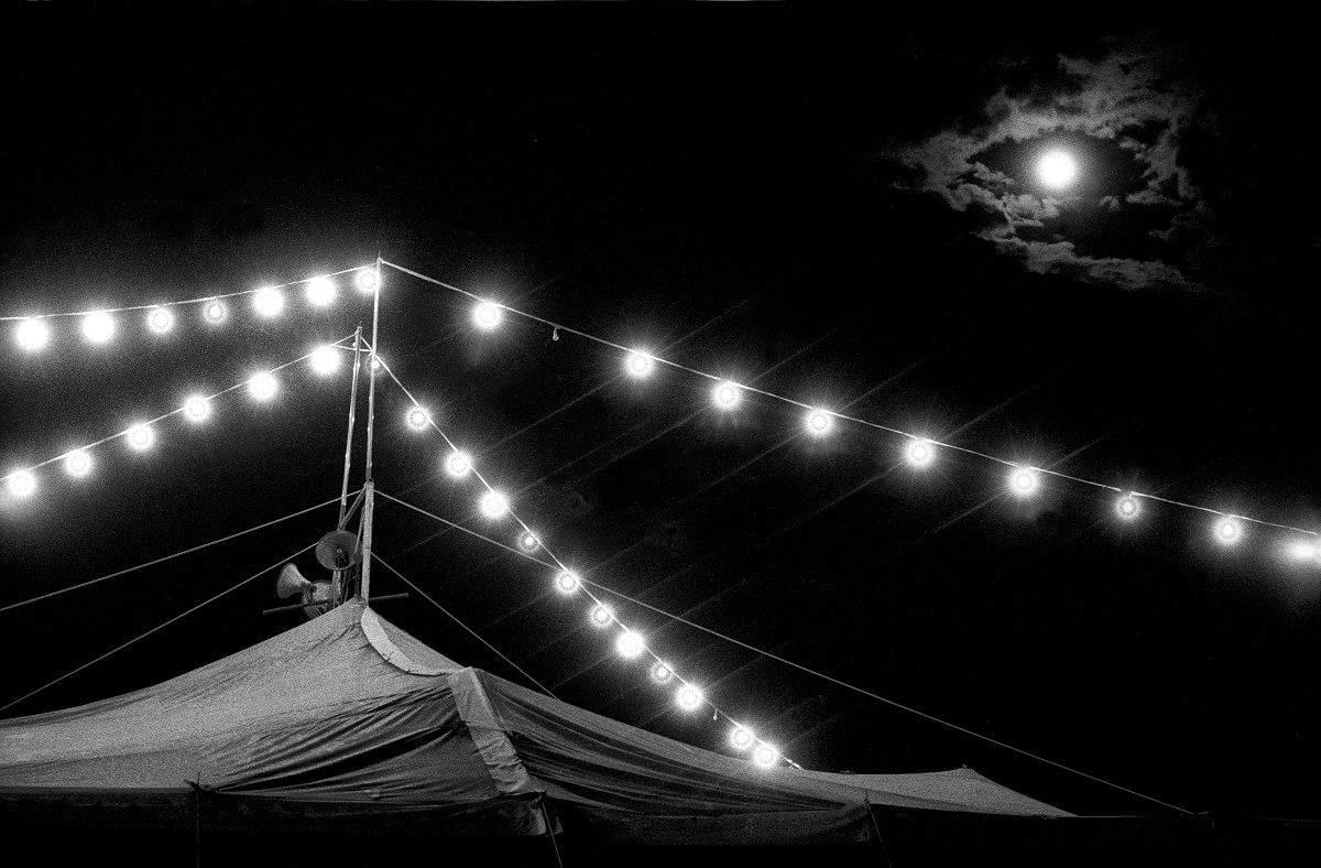 Carpa de un circo de gitanos ludar en México. LORENZO ARMENDÁRIZ