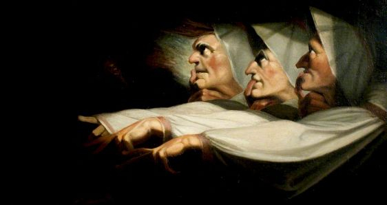 Ellas, las extrañas: 'The Weird Sisters', de Johann Heinrich Füssli (1783). ARCHIVO