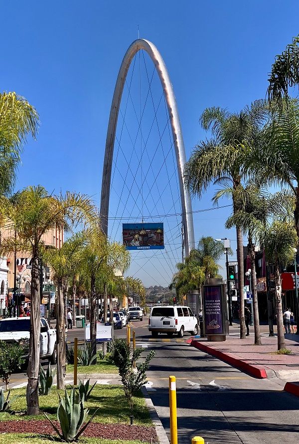 El Arco de Tijuana, en la Avenida de la Revolución. UNSPLASH/MAGDIEL BARRAGAN El Arco de Tijuana, en la Avenida de la Revolución. UNSPLASH/MAGDIEL BARRAGAN