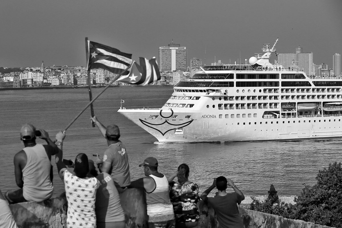 Llegada de un crucero a La Habana, en 2016. ALEJANDRO ERNESTO Llegada de un crucero a La Habana, en 2016. ALEJANDRO ERNESTO