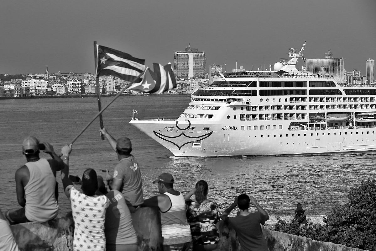 Llegada de un crucero a La Habana, en 2016. ALEJANDRO ERNESTO