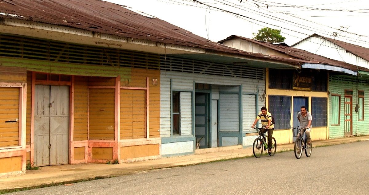 Casas restauradas en la ciudad de Puerto Cortés, Costa Rica. LUIS BRUZÓN DELGADO