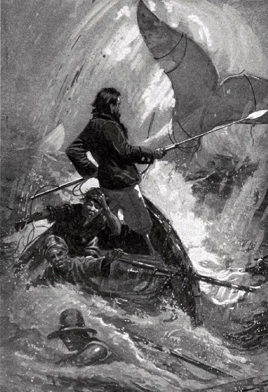 Ilustración de I.W. Taber (1902) para el 'Moby Dick' de Herman Melville. ARCHIVO