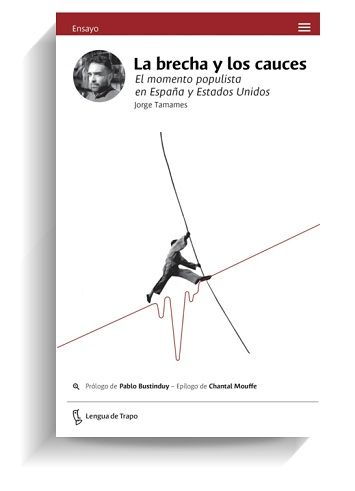 Portada del libro 'La brecha y los cauces' de Jorge Tamames LENGUA DE TRAPO Portada del libro 'La brecha y los cauces' de Jorge Tamames LENGUA DE TRAPO