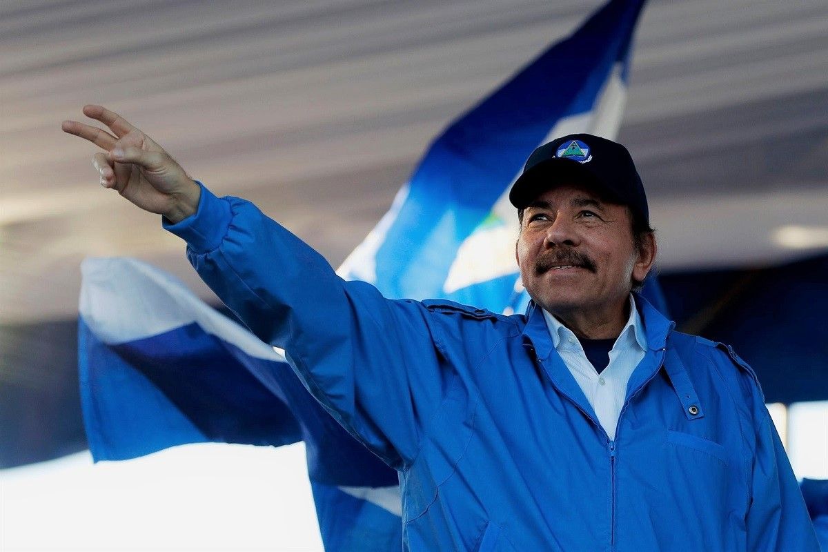 El presidente de Nicaragua, Daniel Ortega. EFE/ESTEBAN BIBA