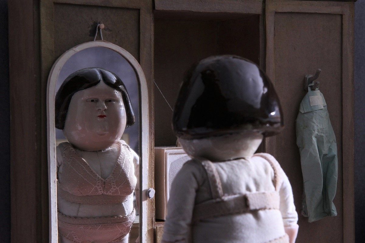 Fotograma de 'Bestia', el cortometraje chileno de animación nominado al Oscar y protagonizado por una torturadora del régimen de Pinochet. TRÉBOL 3
