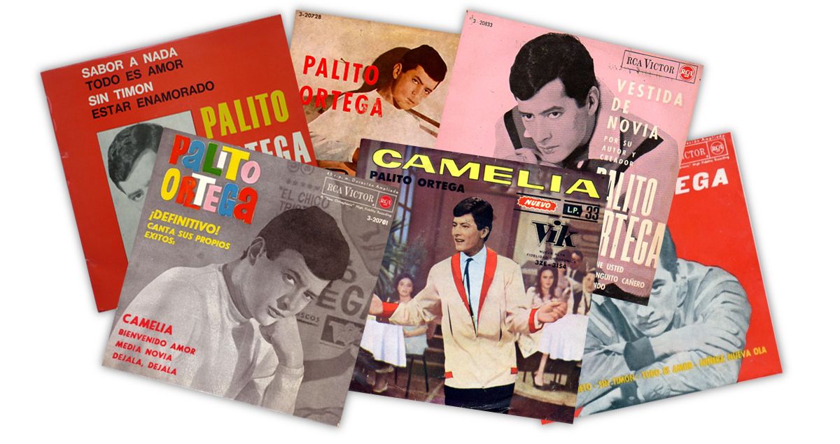 Discos publicados por Palito Ortega en los años sesenta. ARCHIVO