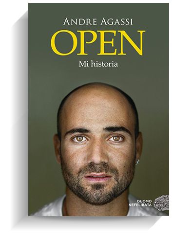 Portada del libro Open, de Andre Agassi con JR Moehringer. DUOMO NEFELIBATA