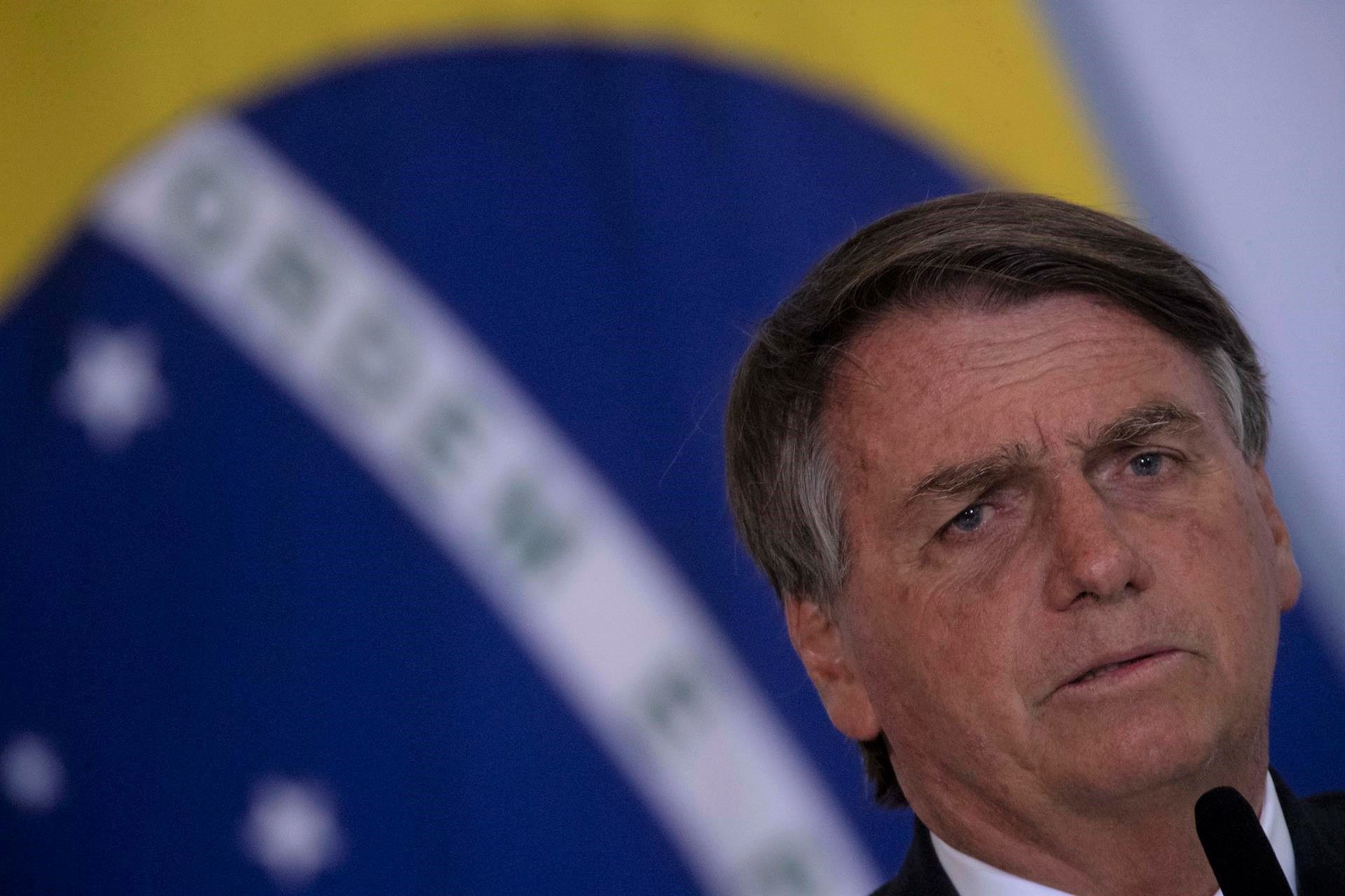 El presidente de Brasil, Jair Bolsonaro, el pasado 18 de abril. EFE/JOÉDSON ALVES